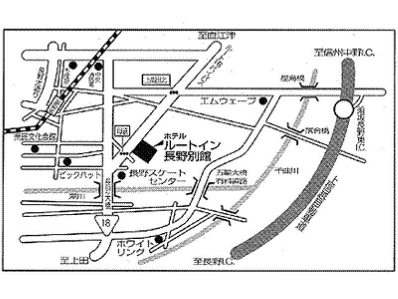 Hotel Route-Inn Nagano Bekkan Zewnętrze zdjęcie